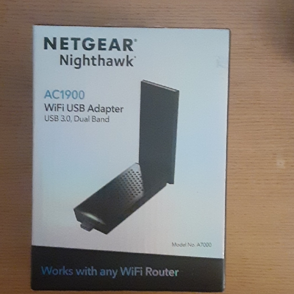 NETGEAR Nighthawk AC1900 WiFi USB Adapter - Black